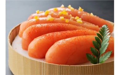 HA0255 _【樽入り】無着色辛子明太子「匠・ゆず」セット（450g）【海千】