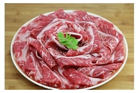 HA0639_【すき焼きのたれ付！】むなかた牛肩ローススライス500g【すすき牧場】