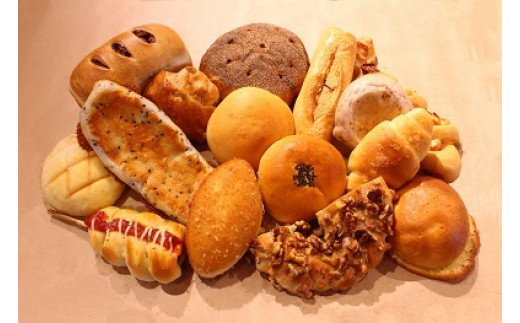 HA0642_宗像産米粉使用！もちもち米粉パン15個【ＪＡむなかた　米粉パン工房「姫の穂」】