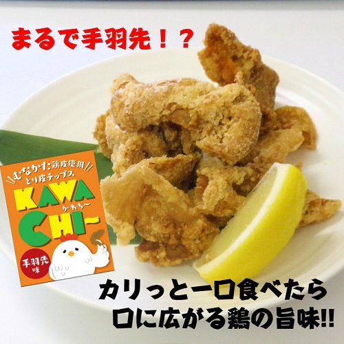 HA0713_むなかた鶏 とり皮チップス（手羽先味）【道の駅むなかた】