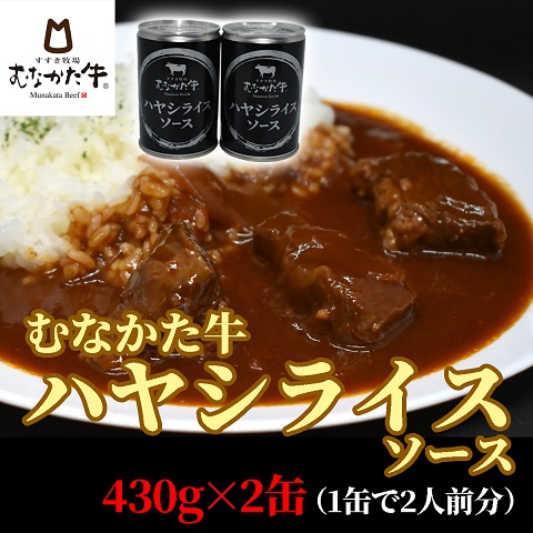 HA1273_むなかた牛 銀のハヤシライスソース2缶【すすき牧場】