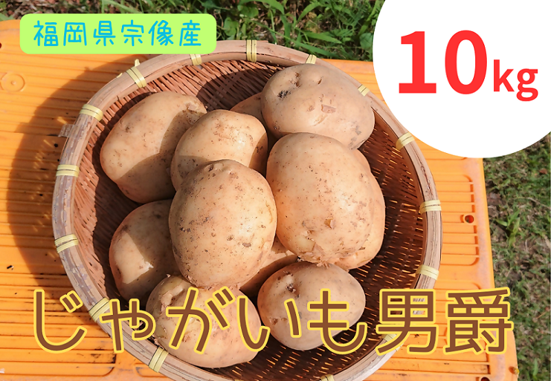 HA1349_循環型有機肥料で育った男爵いも　10kg【アグリCATS】