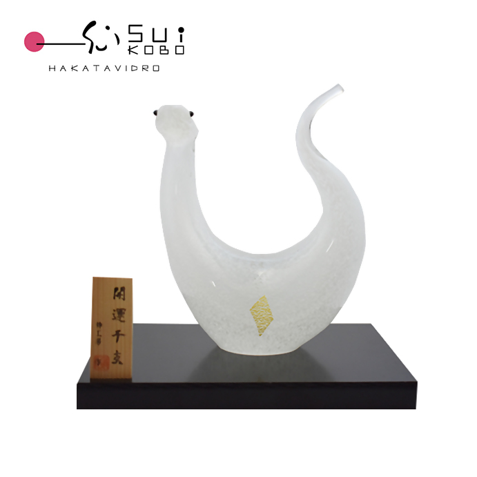 HA1605_干支　巳　白　SE-063【粋工房】