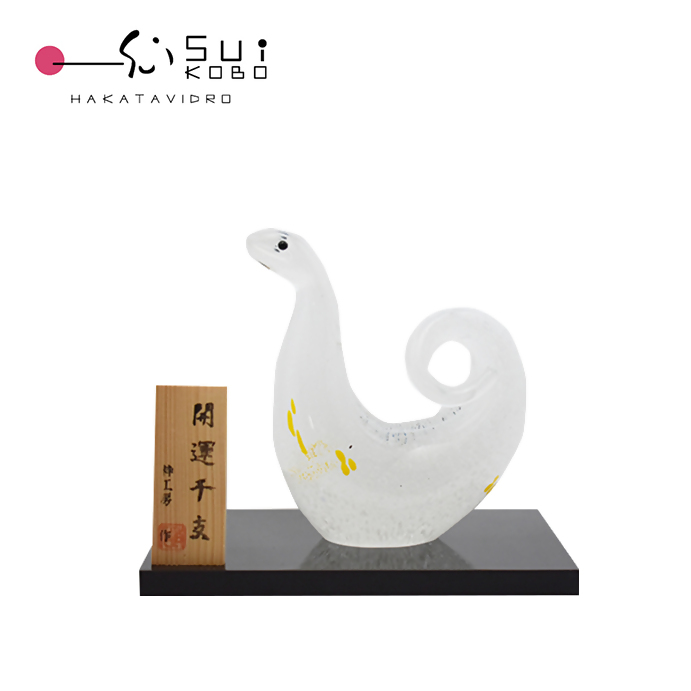 HA1603_干支　巳　白　SE-061【粋工房】