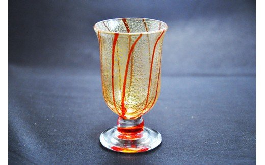 HA1630_金彩冷酒杯 赤 HA-03-1【粋工房】