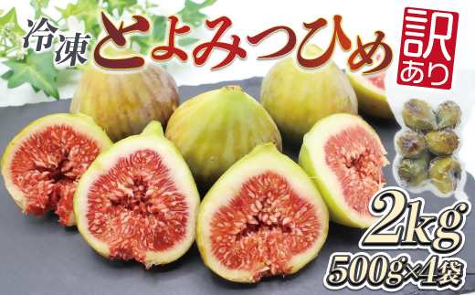 HA1659_訳あり冷凍いちじく（とよみつひめ」）2kg【JAほたるの里】