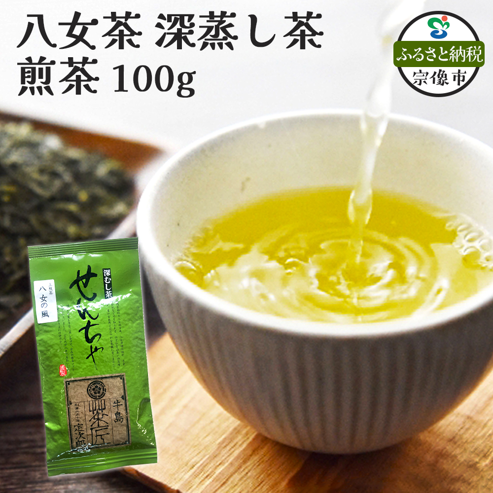 HA1866_八女茶 深蒸し茶煎茶 100g【株式会社JSE】