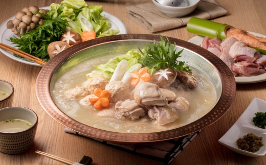 HA1947_博多華味鳥 水たきセット(ちゃんぽん麵)【トリゼンフーズ】