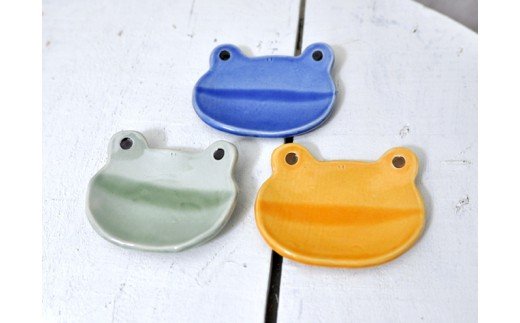 HA0398_かえるの小皿3色セット【716】