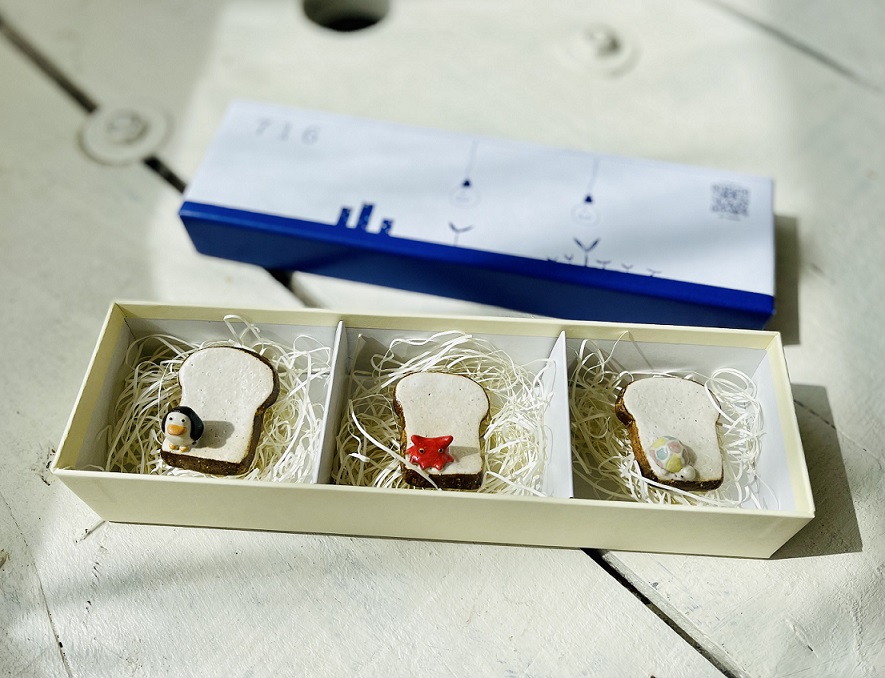 HA0976_食パンの箸置き　水辺の生き物　3個セット【716】