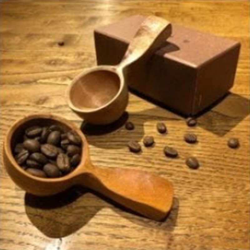 HA0044_手彫りの珈琲さじ(木材:職人おまかせ)【 GOOD WOOD WORKS】
