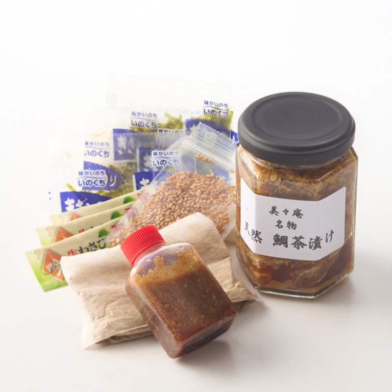 HA0102_ 「美々庵」名物 天然鯛茶漬けセット