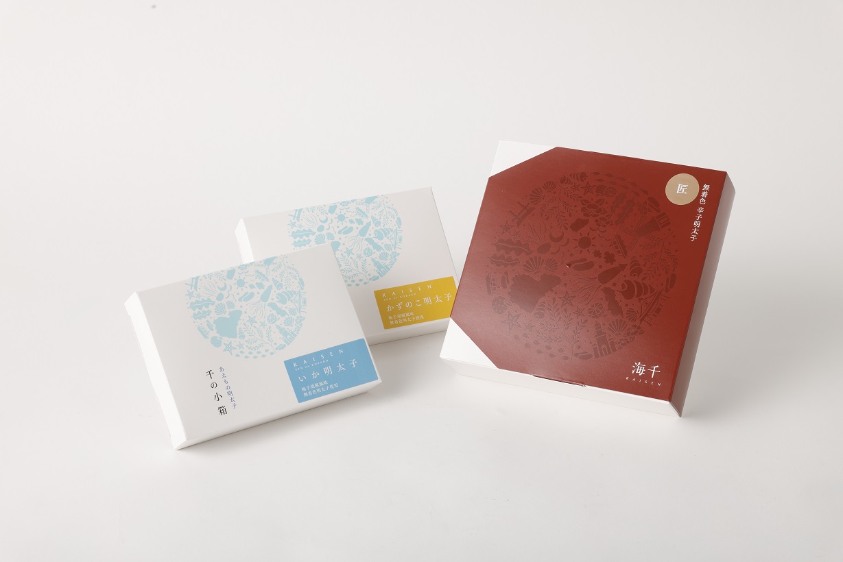 HA0346_うまかもんセット(樽入り無着色辛子明太子「匠」・いか明太子・数の子明太子)【海千】