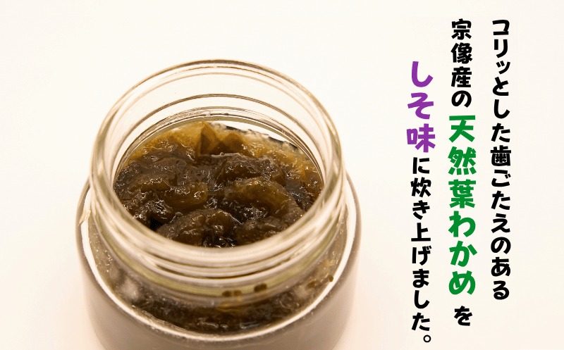 HA1681_【道の駅むなかた】宗像産 天然葉わかめ入 のり佃煮×6個