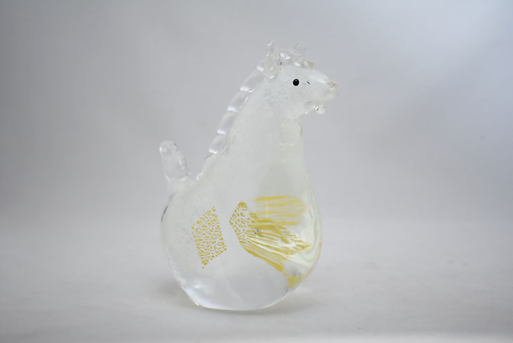 HA1875_【期間限定】干支 午 白 SE-073【粋工房】