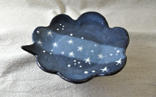 HA1720_吹き出しの皿 星空 2枚セット【716】