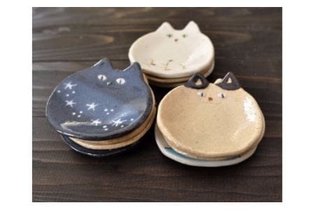 HA0399_ねこの豆皿10枚セット【716】