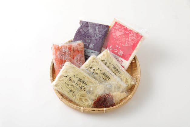 HA0586_【一週間以内に発送】【もつ600g】博多明太もつ鍋(3人前)セット【海千】