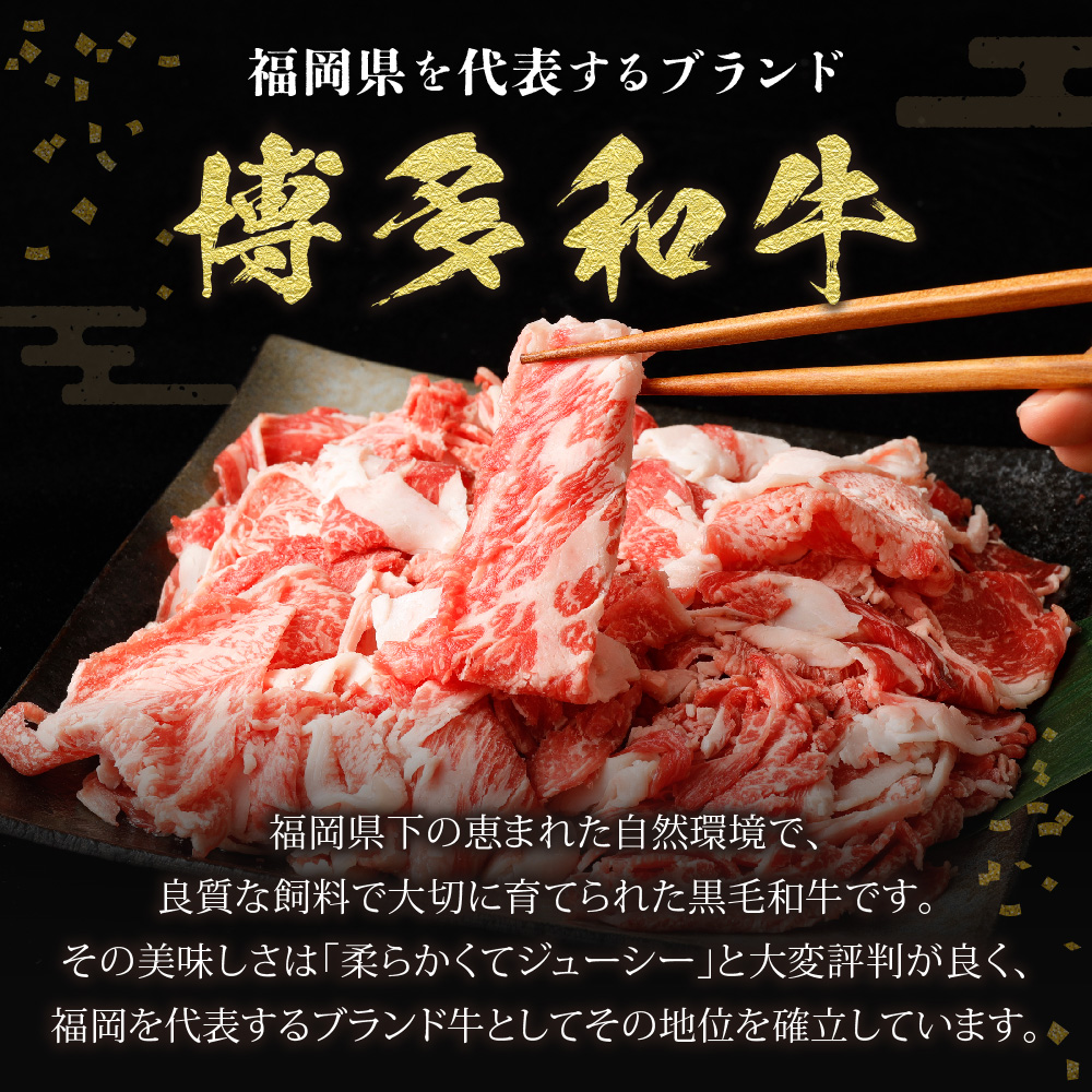 HA1511_博多和牛切り落とし1.0kg(200g×5パック)【伊豆丸商店】
