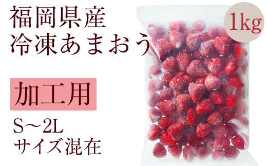 HA1707 _冷凍いちご 「博多あまおう」 1kg【やまや】