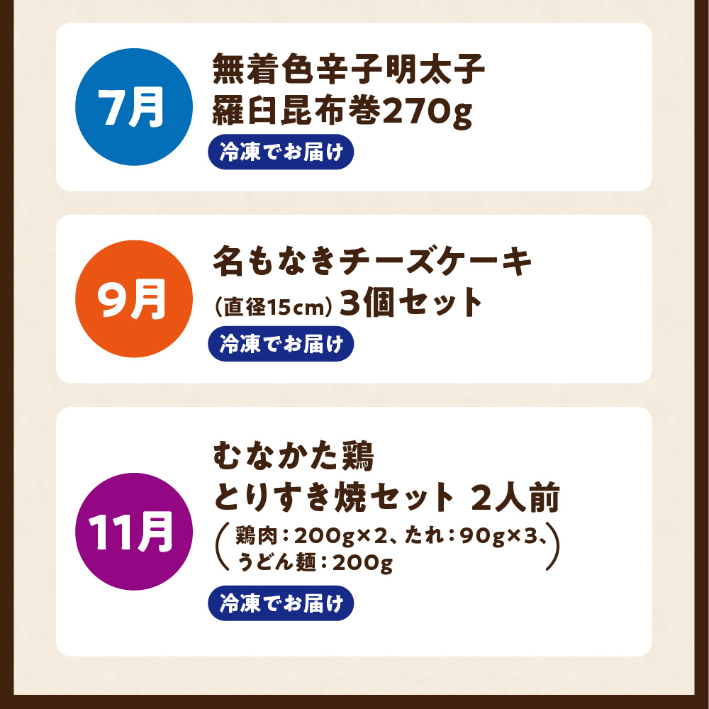 HB0203_【年5回お届け】福岡と宗像の「おいしい」をお届け!ふくおかむなかたお楽しみ定期便