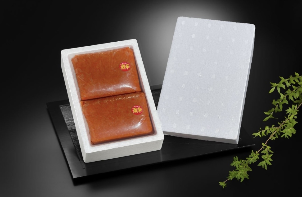 HA1852_無着色辛子明太子 激辛ばらこ1kg【玄海】