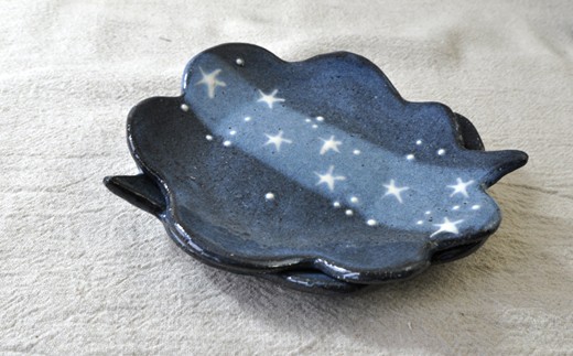 HA1720_吹き出しの皿 星空 2枚セット【716】