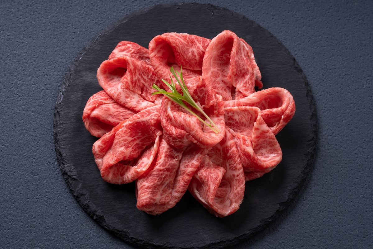 HA1742_黒毛和牛(博多和牛)【A4~A5ランク】ミスジスライス800g(400g×2個)【株式会社木村食品】