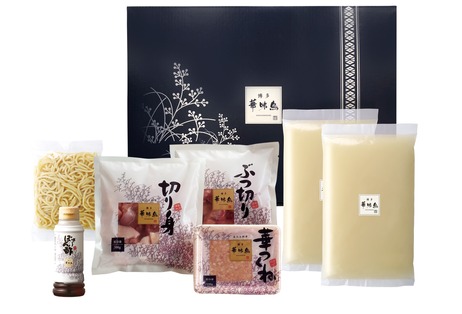 HA1947_博多華味鳥 水たきセット(ちゃんぽん麵)【トリゼンフーズ】