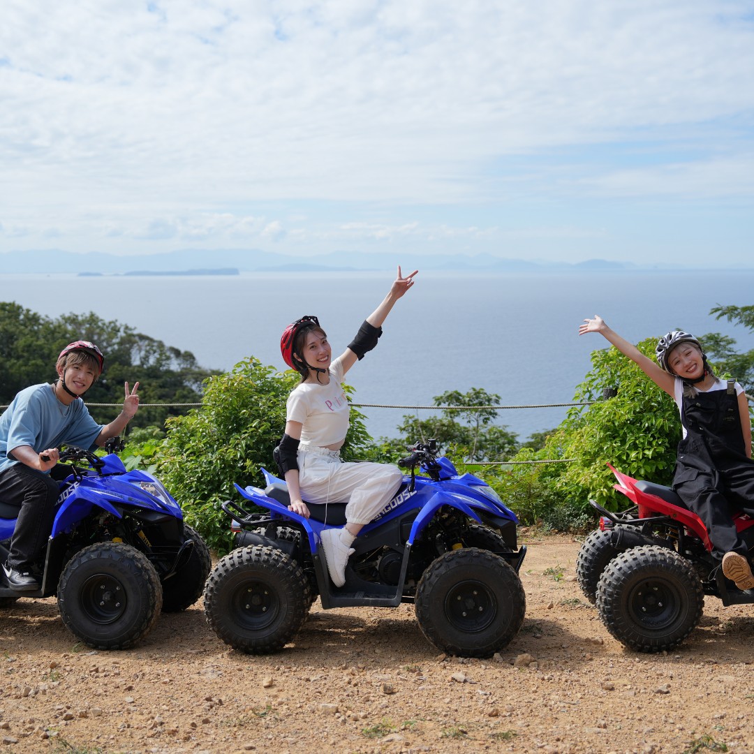 HA1886_バギー体験チケット 3名様(中学生以上)【宗像大島リゾート】