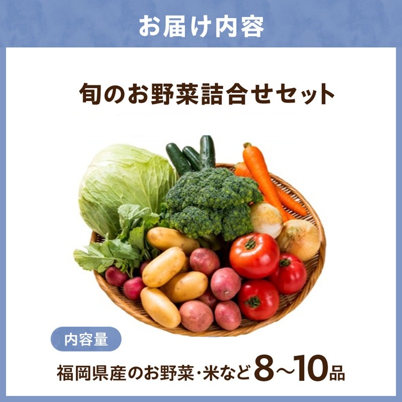 HA2050_旬のお野菜詰合せセット【道の駅むなかた】