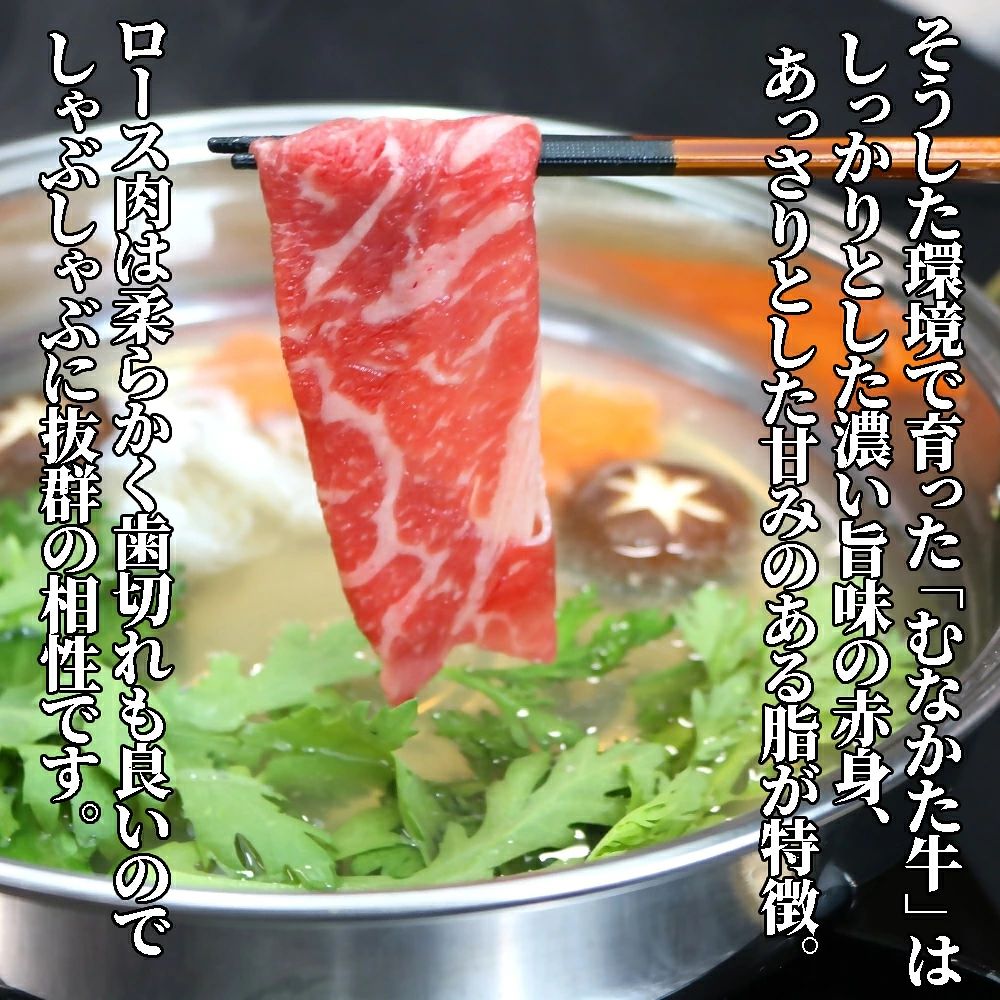 HA2092_むなかた牛ローススライス400g【道の駅むなかた】